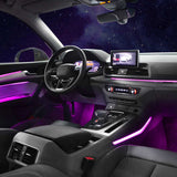 Batter Interior Upgrades 32 Color LED Ambient Lighting Kits for MMI Controler for Audi Q5 FY 2018 2019 2020 2021 ABS+PMMA