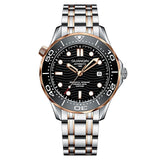 GUANQIN Mechanical Luxury 100M Waterproof Man watch Ceramics Bezel Luminous Sapphire glass Men's watches Stainless steel Watch