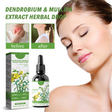 Dendrobium Mullein Herbal Extract Mucus Lung Support Serum for Health Care 30ml Clear Breath Drops