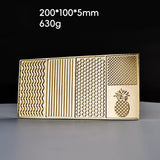 Copper Design Stamping Plate Cube Stamper tails Making Bar Ice Cream Printing Bartender Whisky Press Drawer Mold