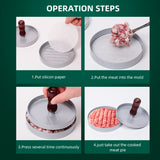 press Non-Stick Burger Press Perfect Hamburger Mold Ideal for BBQ Essential Kitchen & Grilg Accessories