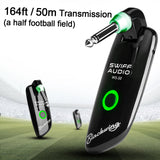 SWIFF WS-50 UHF Digital Guitar Wireless System - Transmitter + Receiver, 50M Transmission Range, Built-in Rechargeable Battery