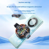 Radiator Universal Magnetic Cell Phone Fan with Low Noise Operation Light for Smartphone Semiconductor