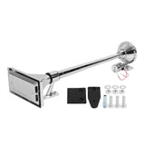 Zinc Alloy Air Horn Electronic Easy To Install Marine Grade Shiny Appearance Single Trumpet Air Horn for RV for Pickup for SUV