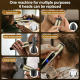 RESUXI 367 Household Men's Waterproof Multifunctional Electric Clipper Nose Hair Trimmer Set