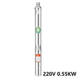 220V 0.55KW Stainless Steel Deep Anti Sand High Head Large w Household Clean Water Pump Well Agricultural