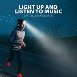 Wireless Bluetooth 5.0 Headphone LED Light Bluetooth Hat Soft Warm Sports Smart Cap Stereo Music Player With Mic
