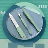 Tool Set Decorative Foot Clipper Dead Skin Scissors Nail Art Tools Stainless Steel Portable 16pcs