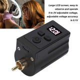 1700mAh Mini Wireless Tattoo Power Supply 3-12V Adjustable Digital Display Tattoo Pen Battery For Tattoo Machine Pen