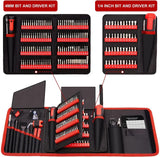 Precision Set 191-PCS Multi-Bit Screwdriver 1/4 Inch Nut Driver Home Improvement Tool Electronic Repair Kit