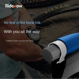Ridenow Vacuum Tire Safety ing Rubber 28c-38c Anti-trip Ring Universal 45/65/85mm Aluminum Alloy Air Nozzle
