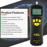 Digital Tachometer Rotational Contact Motor RPM Meter 0.05~19999.9m/min 0.5~19999RPM Speed Measuring Tester AR