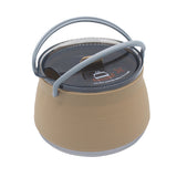 Portable Camping Water Pot Kettle - Heat Resistant, Collapsible, with Handle, Food Grade for Outdoor Fishing, Picnic, Travel
