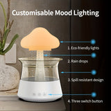 1pc Rain Cloud Aromatherapy Essential Oil Diffuser with Night Light and Micro Humidifier - Relaxing Sleep Aid and Mood Enhancer