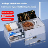 3 in 1 Multi-Size 5.5/6.5/8mm Slim Automatic Electric Tobacco Cigarette Rolg hine Injector Maker Roller Tube Smoking Tool