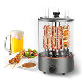 Household Electric Skewer Vertical Self-baking hine Barbecue Automatic Rotating less Grill