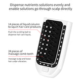 Scalp Applicator Liquid Comb for Hair Scalp Treatment Essential Oil Liquid Guiding Comb Hair Brush Scalp Massager Hair Care Tool