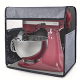 1pc Professional Dust Covers for 4.5 and 5 Quart Vertical Mixers - Transparent Front Panels, Blender Accessories