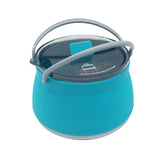 Foldable Portable Camping Silicone Boiling Water Picnic Fishing Heat-Resistant Stir Fry Pot Outdoor Cooking