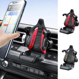 Seat Shape Holder Auto Air Vent Mobile Phone Clip 360 Degree Rotatable Cellphone Rack for Car Interior Accessory