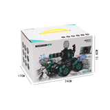 Hand gesture handle music spray light remote control tank children's toy car