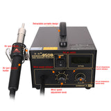 GORDAK-850B Hot Gun Desoldering Air Pump Constant Temperature BGA Repair Tools SMD Soldering Rework Station 270W