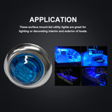 10pcs Waterproof Side Marker Indicators LED Bullet Lamp Mini Light 3/4"for Truck Bus Trailer Caravan Boat Motocycle 12V