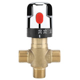 Pipe Thermostat Thermostatic 3-Way Brass Mi Vae Bathroom Water Temperature Control Faucet