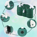 US Plug,Powerful Electric Balloon Pump,Air Iate/Deflate Pump,Double Motor for Swimming Pool, Iatable Bed and Etc.