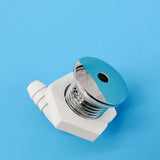 Φ8mm 25mm Cover Curved Bubble Chromed Cap PVC Base Hot Tub Air Massage Bathtub Jet Nozzle