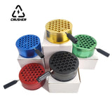 Honeycomb Management Aluminium Alloy Narguile Cachimbas Hookah Bowl Heat Keeper Base Charcoal Holder Box