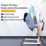 1pc Medical Sg 605lb Capacity Divided Leg Sgs for Patient Lift For Half Paralysis Walking Disability