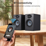 50W 1Pair Studio Speakers Desktop Wireless BT Monitoring Active Near-field Monitor Speaker Stereo Balanced Input