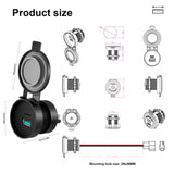 Waterproof Portable Super Charging Multifunctional Fast Car Charger