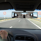 Large Vision Baby Wide Angle Convex Rearview Mirror Anti Glare Panoramic Auxiliary Monitor Car Accessories