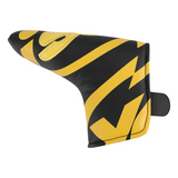 Club Blade Putter Cover Headcover with PU Leather Closure,Yes Printed Patterned Golf Accessories