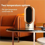 1pc, Portable Electric Heater, PTC Ceramic Heating For Household, Vertical Fan Heater, Suitable For Bedroom, Living Room, Office, Home Decor Room Decor Back To School Supplies Winter Essential