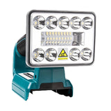 3Inches 9W LED Work Light for Milwaukee//Makita/Bosch 18V Li-ion Battery Torch Portable Outdoor Emergency Lamp Flashlight
