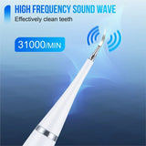 Electric Cleaner Dental Calculus Scaler Teeth Whitening Plaque Coffee Stain Tartar Removal High Frequency Sonic Toothbrush