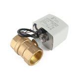 Long-Lasting Manual Power Electric Actuator DN32 w Control Ball Vae Brass Plastic Material OEM ODM Supported Water Media