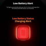 Xoss Nebula Cycg Taillights Bicycle Intelligent Dot Matrix Custom Emoticons Night Turn Signal Tail Light