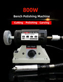 220V 800W High-Power Bench Electric Eoodworking Jade Carving Polishing hine Grinder 0.3-4mm Flexible Shaft Handle