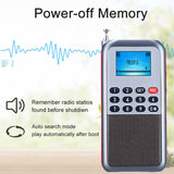 Portable FM/AM Radio Wireless Bluetooth 5.0 Speaker Dual Band Radio Receiver 3.5mm Jack HIFI Stereo With LCD Display