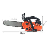 12-inch High power bamboo chainsaw gasoline wood high-power electric saw home carpentry.