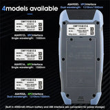 Pro mini OTDR Optic Reflectometer with 9 Functions VFL OLS OPM Event Map 22/24dB for 64km Fiber Cable Ethernet Tester