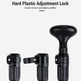 Adjustable SUP Aluminum Alloy Stand Up Board Portable Retractable Paddle