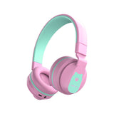 Kids Headphone Bluetooth 5.0 Wireless+Wired Headset for Mobile Phone Gaming Earphone with Audio Sharing Hole Support Two Headset
