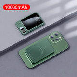 10000mAh Portable 22.5W Magnetic Power Bank 15W Wireless Fast Charger LED Battery Display For IPhone 12 13 14 Pro Max