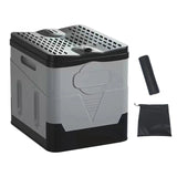 Portable Outdoor Folding Toilet - Strong Bearing Capacity, Reusable Trash Can, Self-driving Travel Supplies