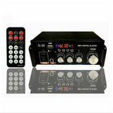 220V 600W Home Amplifiers HiFi Subwoofer Home Theater Sound System Audio Car Amplifiers FM TF AUX MP3 Player Remote Control